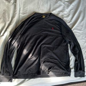 Polo long sleeve t shirt black